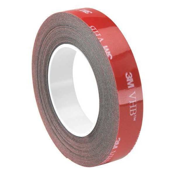 3M 5915 VHB Tape 1" x 5yd, Black, 16 mil