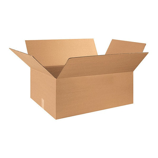 Corrugated Boxes, 28" x 20" x 10", Kraft, 15/Bundle