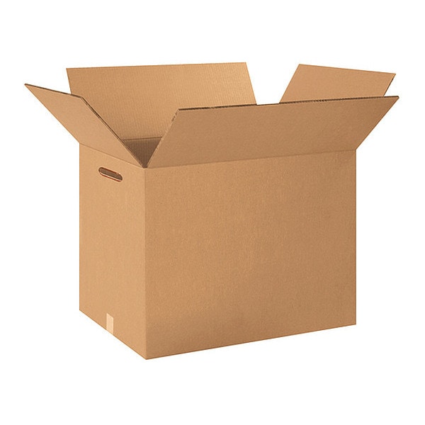 Double Wall Boxes with Hand Holes, 24" x 24" x 12", Kraft, 10/Bundle