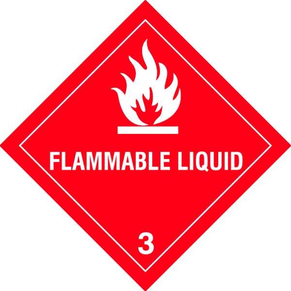 DOT Label, 4 In. H, White/Red, PK100