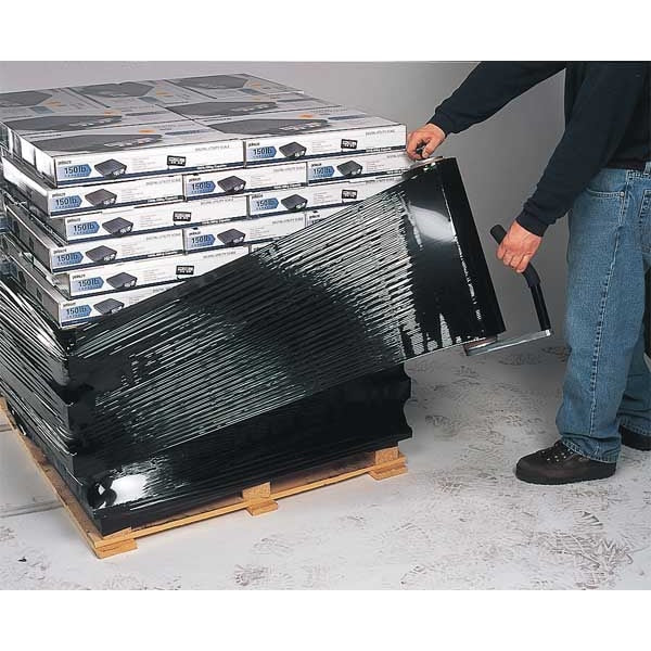 Stretch Wrap, 18" W x 1500 ft. L, 80 ga, Cast Style, Black, Standard Duty