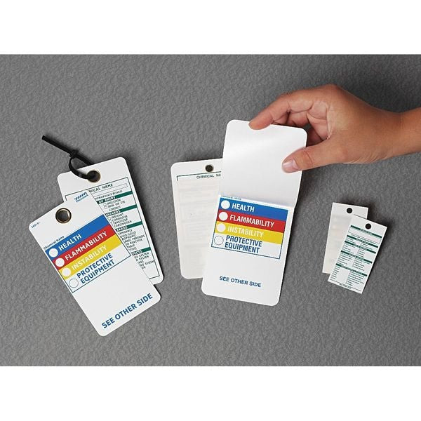 HMIG Label 5"H x 3-1/4"W, Multicolor, Pk25