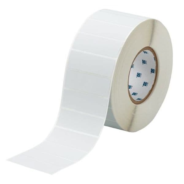 Blank Label 3"W Silver, Polyester, Pk3000