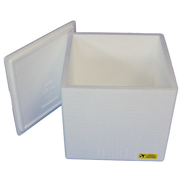 Insulated Overnight Shipping Foam & Carton, 1-2 Day, Color: White