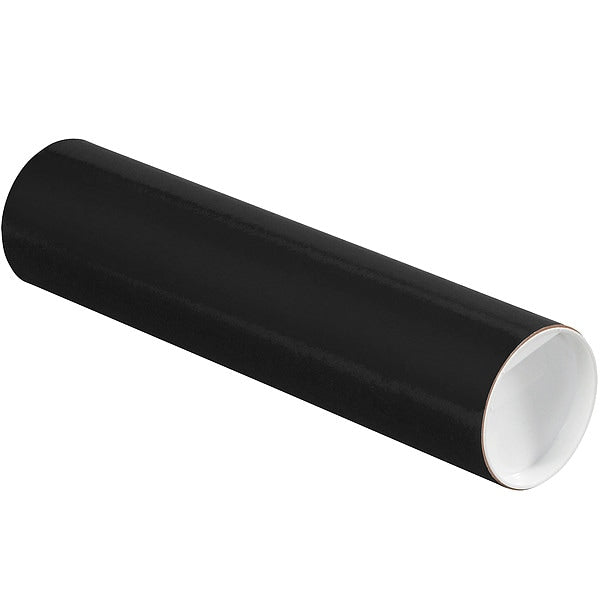 Mailing Tube, 12inLx3in.dia, Black, PK24