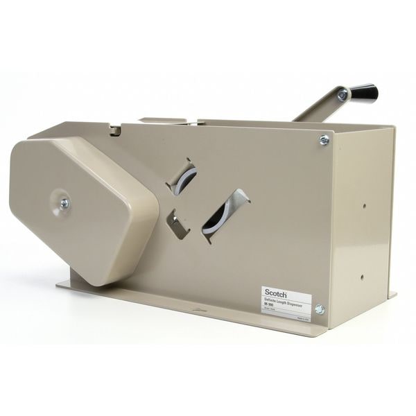 Tape Dispensing Machine, 3 in Max. Tape Width. 9 in Tape Core Dia, Metal, Gray