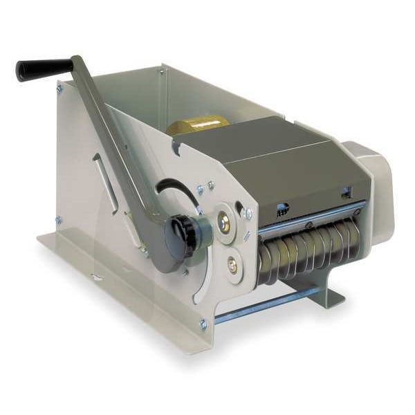 Tape Dispensing Machine, 3 in Max. Tape Width. 9 in Tape Core Dia, Metal, Gray