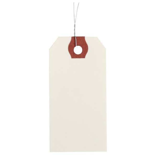 2-5/8" x 5-1/4" White Paper Wire Tag, Pk1000