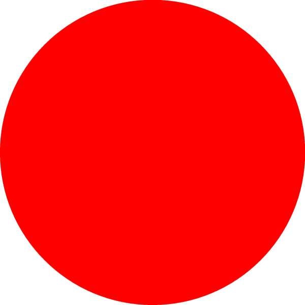 Blank Inventory Control Label Red, Pk1000