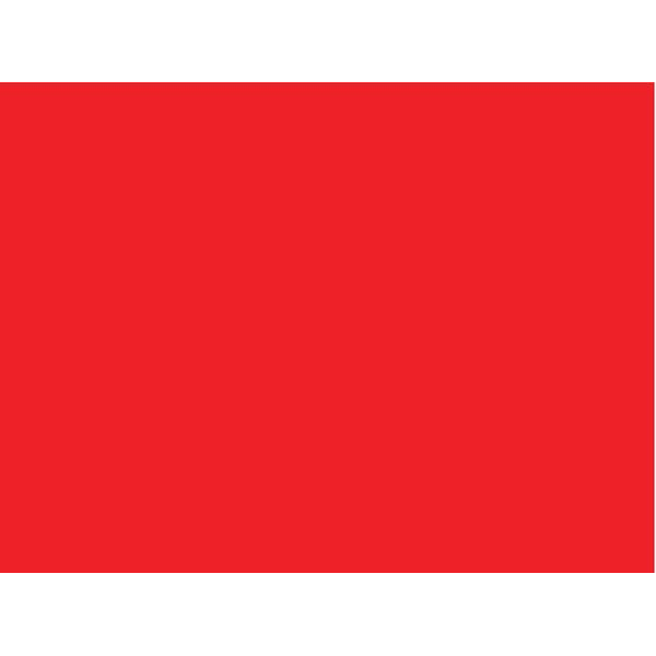 Blank Inventory Control Label Red 3"H, Pk1000