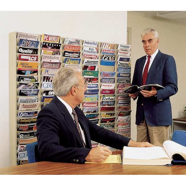 Magazine Display, 23 Compartments