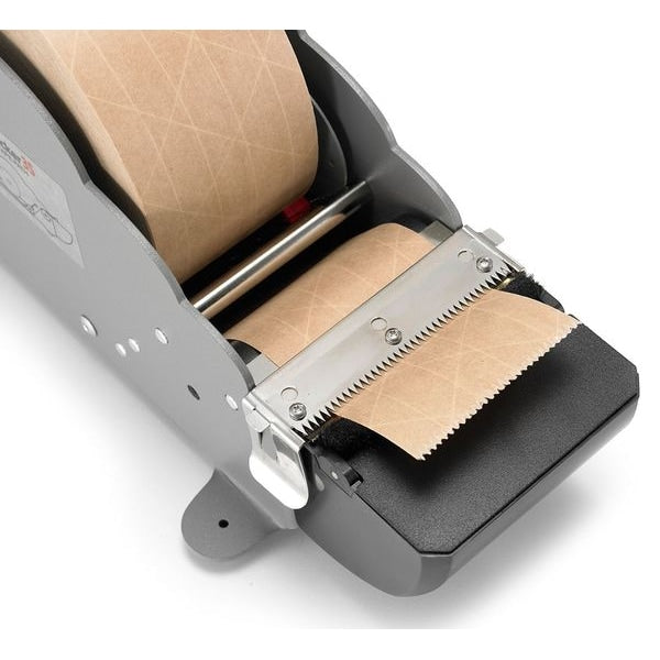 Tabletop Tape Dispenser, 3 in Max. Tape Width. 7 1/2 in Tape Core Dia, ABS Plastic, Gray