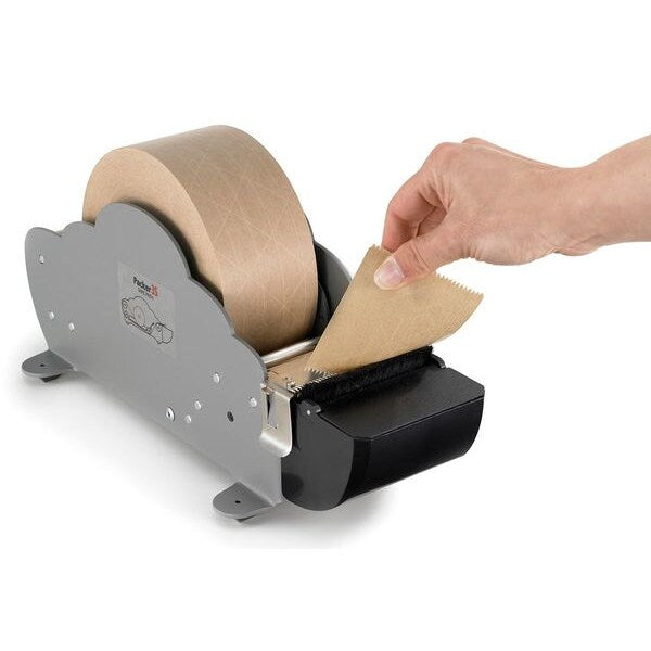 Tabletop Tape Dispenser, 3 in Max. Tape Width. 7 1/2 in Tape Core Dia, ABS Plastic, Gray
