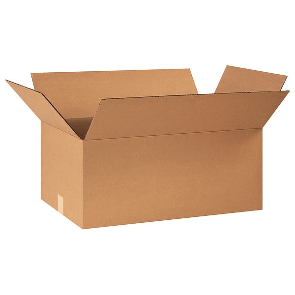 Corrugated Boxes, 24" x 14" x 10", Kraft, 20/Bundle