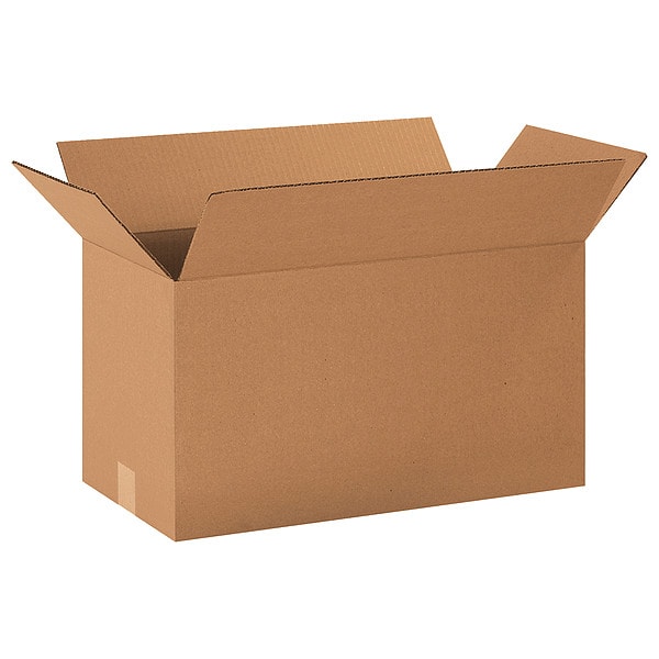 Corrugated Boxes, 20" x 10" x 12", Kraft, 25/Bundle