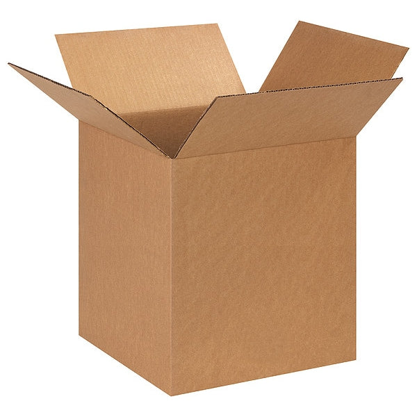 Corrugated Boxes, 14" x 14" x 16", Kraft, 25/Bundle