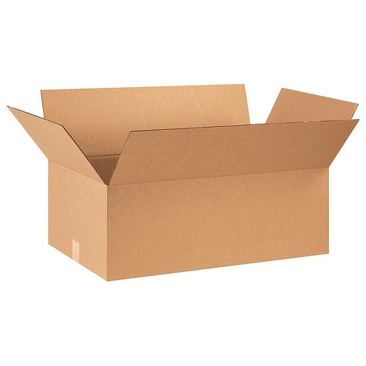 Corrugated Boxes, 28" x 16" x 10", Kraft, 20/Bundle
