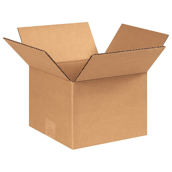 Corrugated Boxes, 8" x 8" x 6", Kraft, 25/Bundle