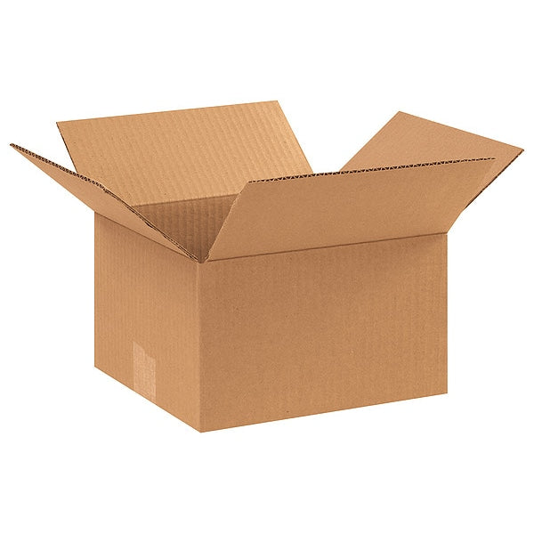 Corrugated Boxes, 10" x 9" x 6", Kraft, 25/Bundle
