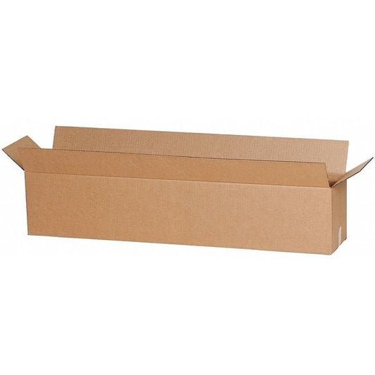 Long Corrugated Boxes, 48" x 8" x 8", Kraft, 20/Bundle