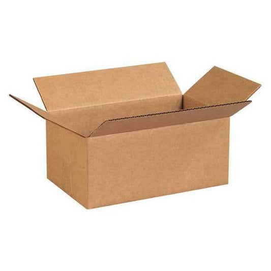 Corrugated Boxes, 12" x 7" x 5", Kraft, 25/Bundle