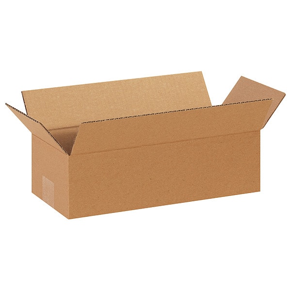 Long Corrugated Boxes, 14" x 6" x 4", Kraft, 25/Bundle