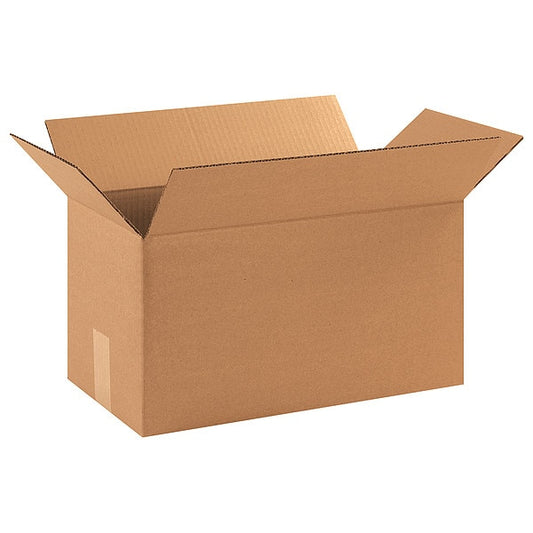 Long Corrugated Boxes, 17" x 9" x 9", Kraft, 25/Bundle