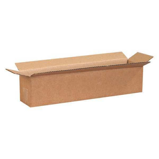 Long Corrugated Boxes, 18" x 4" x 4", Kraft, 25/Bundle