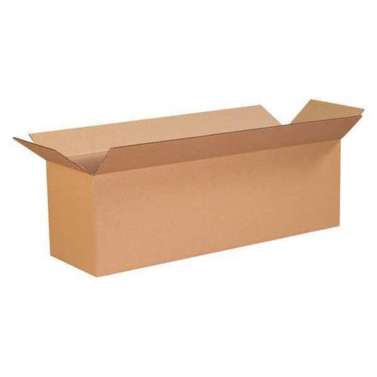 Long Corrugated Boxes, 26" x 8" x 8", Kraft, 25/Bundle