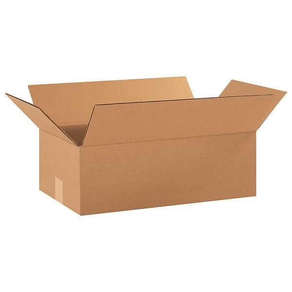 Corrugated Boxes, 18" x 10" x 6", Kraft, 25/Bundle