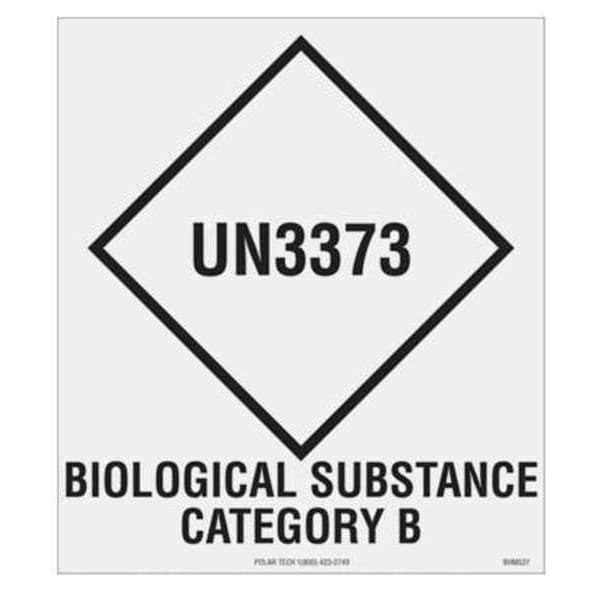 Biohazardous & Substance Category B Label