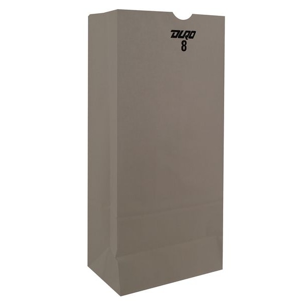 Grocery Bag Flat Bottom 8# White, Pk500