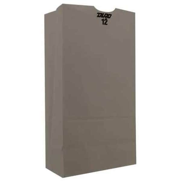 Grocery Bag Flat Bottom 12# White, Pk500