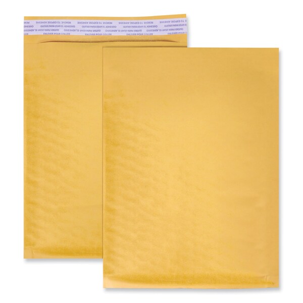 Peel Seal Strip Cushioned Mailer, #7, Extension Flap, Self-Adhesive Closure, 14.25 x 20, PK25, 25PK