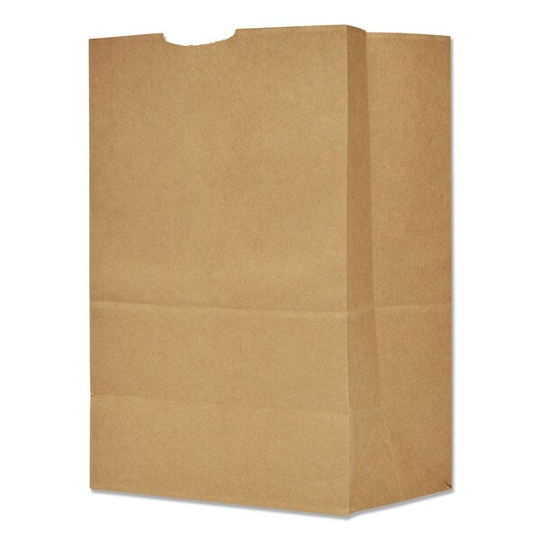 Paper Bags, 75 lbs Cap., 1/6 BBL, 12"w x 7"d x 17"h, Kraft, PK400