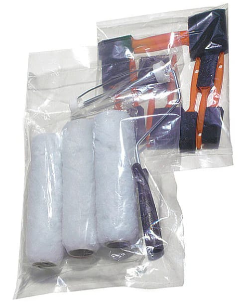 10" x 8" Open Poly Bags, 3 mil, Clear