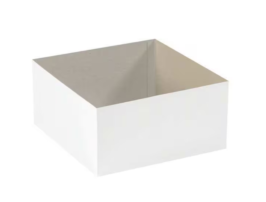 Deluxe Gift Box Bottoms, 19" x 12" x 6", White, 50/Case