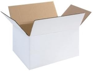 Corrugated Boxes, 11-1/4" x 8-3/4" x 6", White