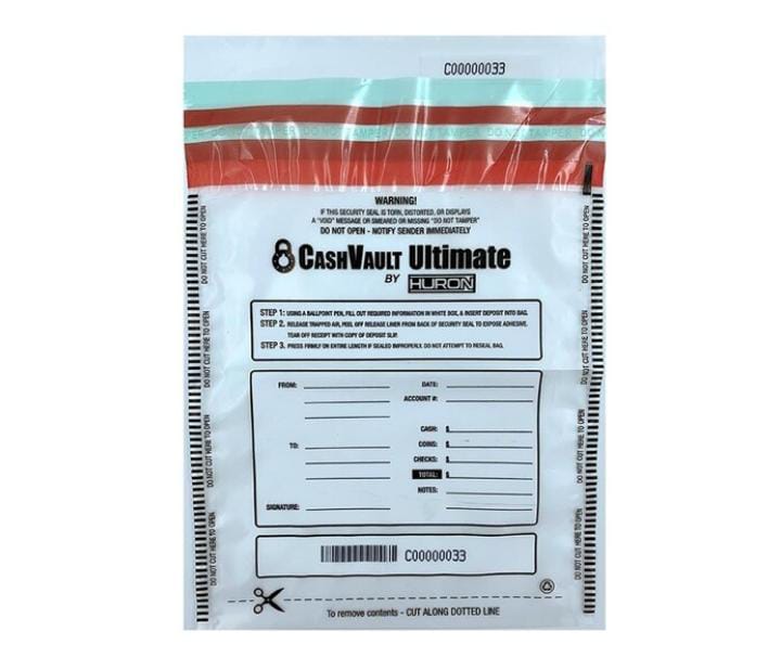 12 x 16 in Level 4 Tamper Evident Bag Clear 100PK