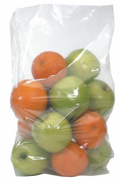 12" x 8" x 30" Gusseted Poly Bags, 4 mil, Clear