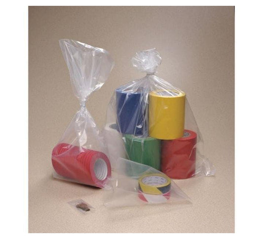 12" x 9" Open Poly Bags, 1 mil, Clear