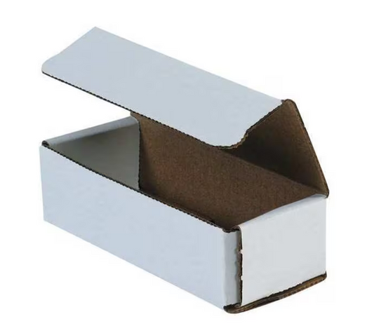 Corrugated Mailers, 14" x 4" x 2", White, 50/Bundle