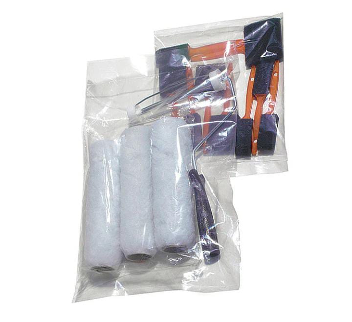 16" x 12" Open Poly Bags, 1 mil, Clear