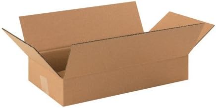 Long Corrugated Boxes, 16" x 9" x 3", Kraft