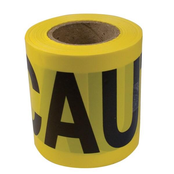 C.H. Hanson 200 ft. L X 3 in. W Plastic Caution Barricade Tape Yellow