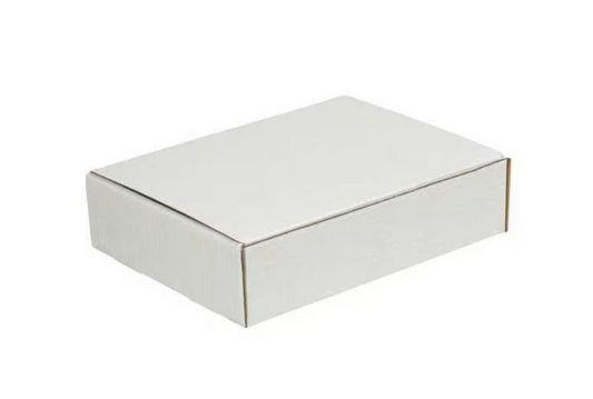 Corrugated Mailers, 12" x 9" x 2", White, 50/Bundle