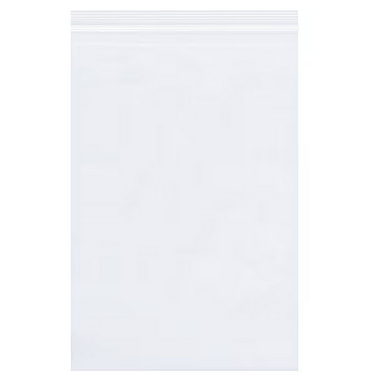 30" x 30" Reclosable Poly Bags, 6 mil, Clear