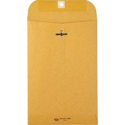Gummed Clasp Envelope, 28Lb, 6x9in, 100PK