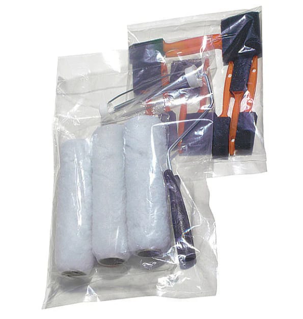 20" x 12" Open Poly Bags, 1 mil, Clear