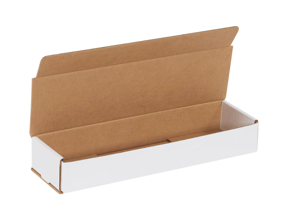 Corrugated Mailers, 14" x 6" x 2", White, 50/Bundle